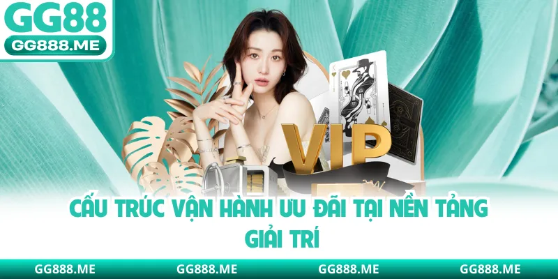 Cấu trúc vận hành ưu đãi tại nền tảng giải trí